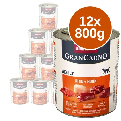 Výhodné balení animonda GranCarno Original 2 x 6 ks (12 x 800 g)