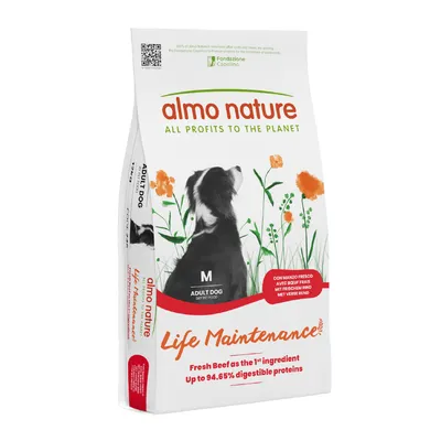 Almo Nature Holistic Medium Adult Dog - Beef & Rice - dog dry food
