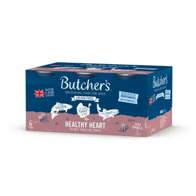 Butcher's Grain Free Healthy Heart 6 x 390g - Mixed Pack Butcher's Grain Free Healthy Heart 6 x 390g - Mixed Pack