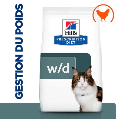 Hill's Prescription Diet w/d Multi-Benefit poulet pour chat