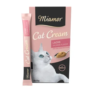 Miamor Cat Snack Crème au saumon pour chat