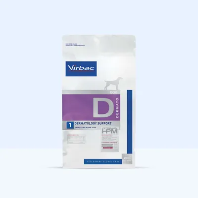 Virbac Veterinary HPM Dog Dermatology Support D1 - 12 kg