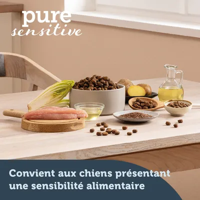 pure sensitive. Convient aux chiens présentant une sensibilité alimentaire