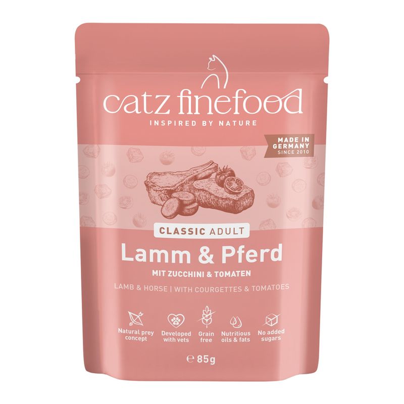 Ekonomipack: catz finefood i portionspåse 16 x 85 g