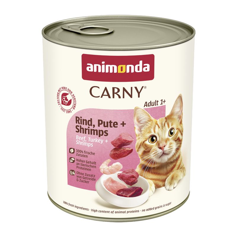 Lot 3 saveurs animonda Carny Adult 6 x 800 g