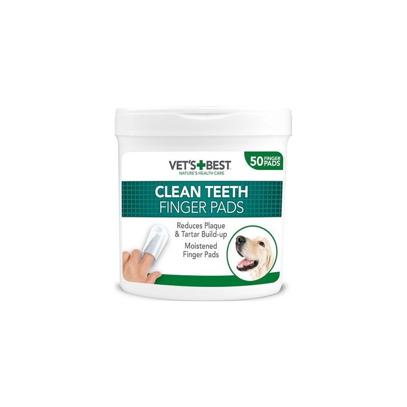 Vet's Best® Clean Tandreinigende Vingerpads