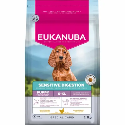 Eukanuba Special Care Puppy Sensitive Digestion with Chicken & Turkey - dog dry food