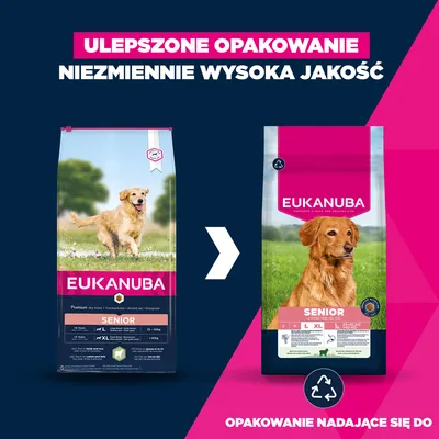 Eukanuba Premium Nutrition Senior Large & Giant Breed, jagnięcina i ryż