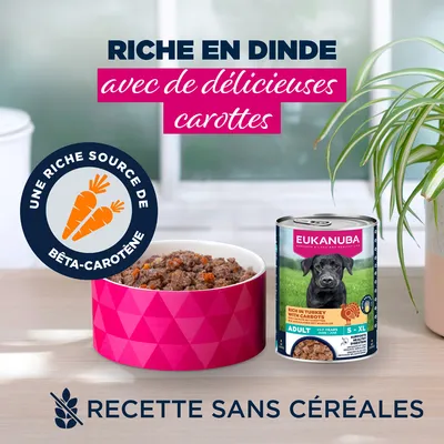 Eukanuba Adult Riche en dinde et carottes