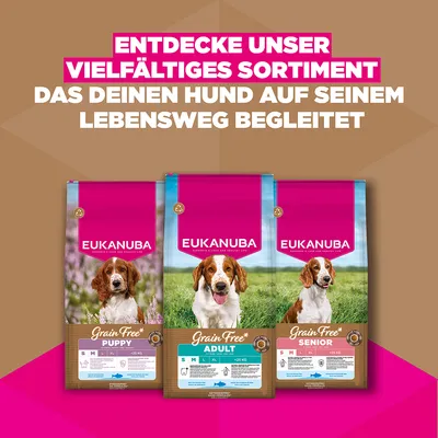 Eukanuba Grain Free Adult Small & Medium mit Seefisch