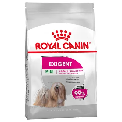 Royal Canin Exigent Mini hasta 10 kg, pienso seco para perros exigentes. Resultados probados: hasta un 99% de preferencia.