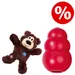 Sparset! KONG Classic + KONG WildKnots Bears Hundespielzeug