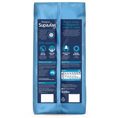 Burgess Supadog Puppy Complete - 12.5kg