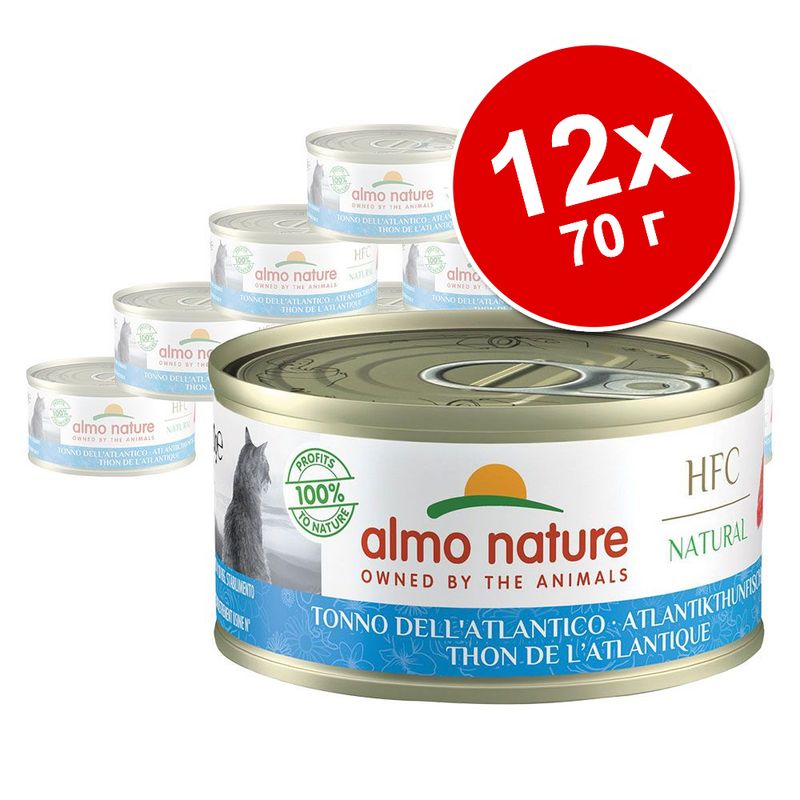 Экономупаковка Almo Nature HFC Natural 12 x 70 г