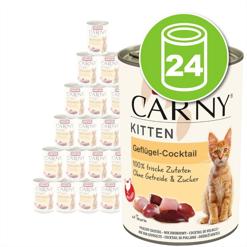 Lot animonda Carny Kitten 24 x 400 g pour chaton
