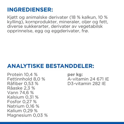 Hill's Science Plan Kitten & Mother Tender Mousse med kylling og kalkun