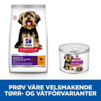 Hill's Science Plan Sensitive Stomach & Skin Small & Mini Mousse