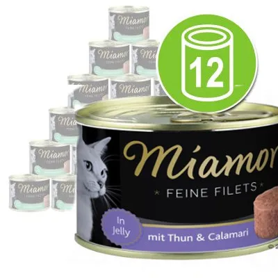Økonomipakke Miamor Fine Fileter 12 x 185 g