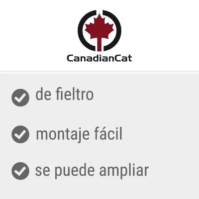 CanadianCat. de fieltro, montaje fácil, se puede ampliar.