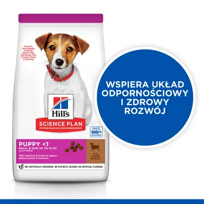 Hill's Science Plan Puppy Small & Mini, jagnięcina i ryż