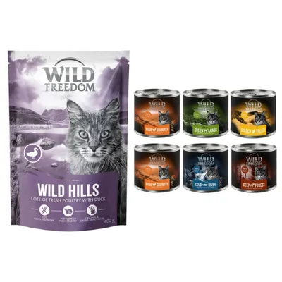Wild Freedom pack nutrición mixta: pienso 400 g + latas 6 x 200 g