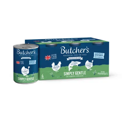 Butcher's Wholegrain Simply Gentle 6 x 390g - Mixed Pack Butcher's Wholegrain Simply Gentle 6 x 390g - Mixed Pack