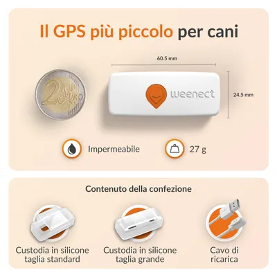 Weenect Pet GPS Tracker XS Localizzatore per cani