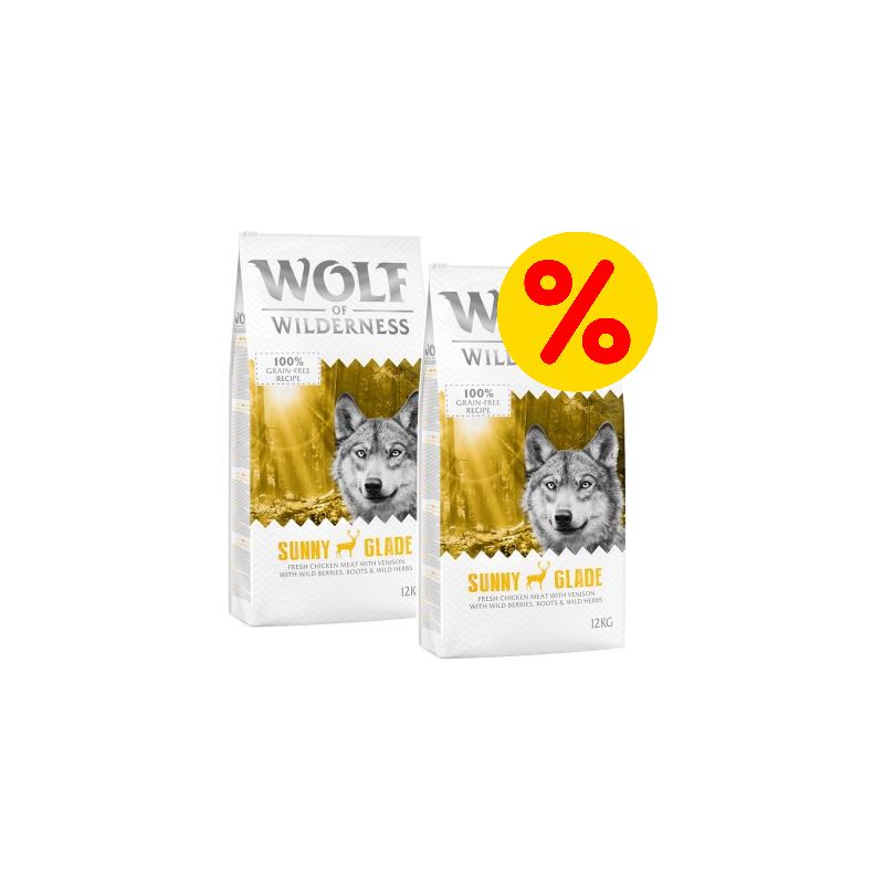 Wolf of Wilderness Multibuys - 2 x 12kg
