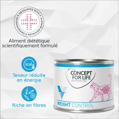 Concept for Life Veterinary Diet Weight Control pour chat
