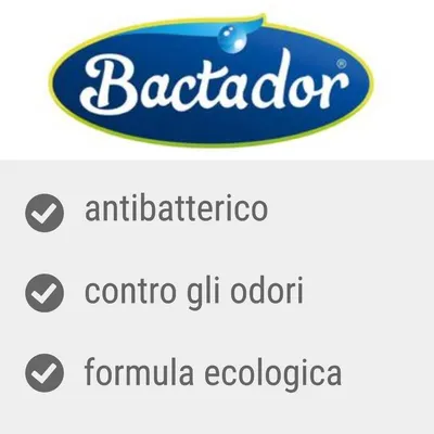 Bactador, antibatterico, contro gli odori, formula ecologica