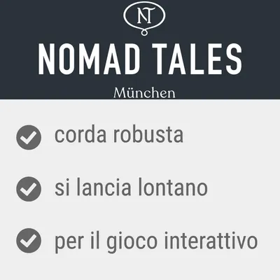 Nomad Tales München: corda robusta, si lancia lontano, per il gioco interattivo