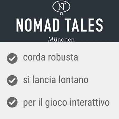 Nomad Tales München: corda robusta, si lancia lontano, per il gioco interattivo