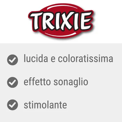 TRIXIE, lucida e coloratissima, effetto sonaglio, stimolante