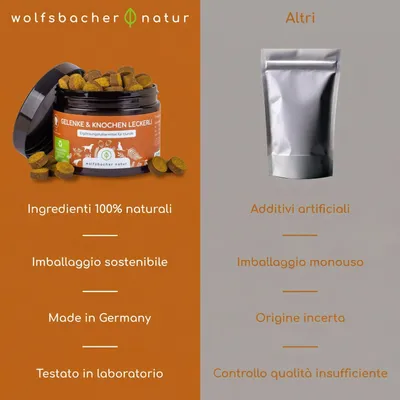 Wolfsbacher Natur Snack Articolazioni & Ossa