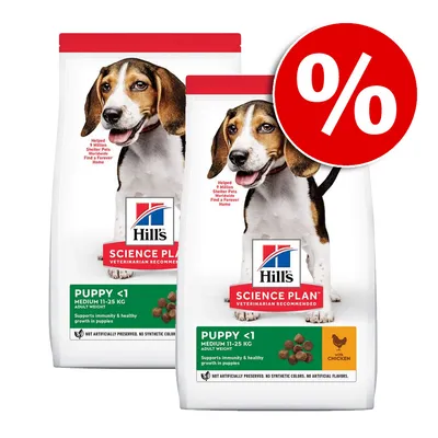 Voordeelpakket: 2 zakken Hill's Science Plan Puppy