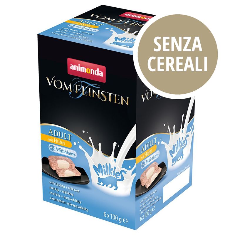 animonda Vom Feinsten Adult Milkies 6 x 100 g