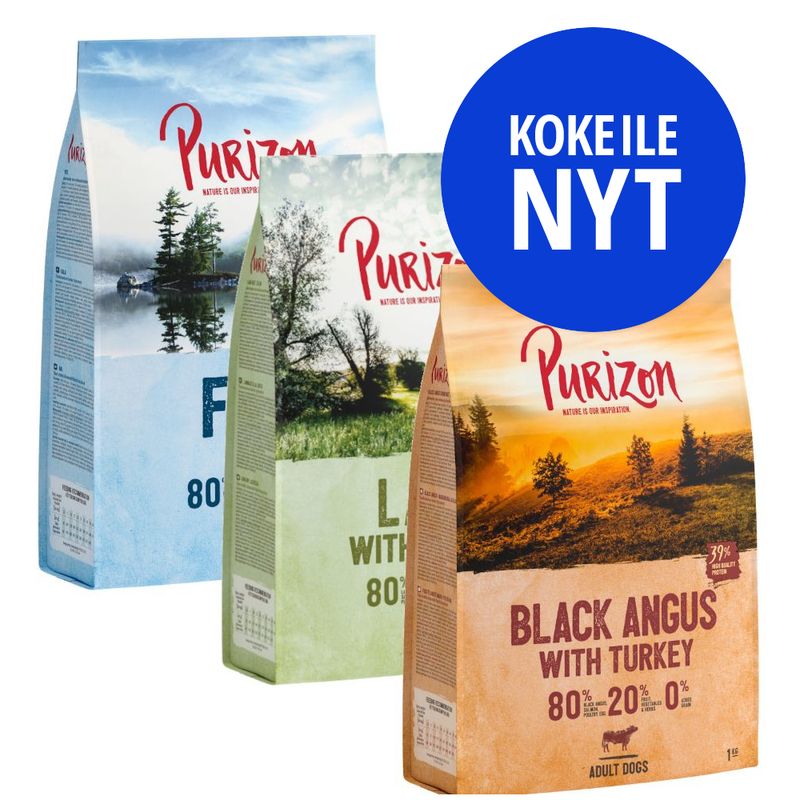 Purizon-kokeilupakkaus 3 x 1 kg - viljaton 
