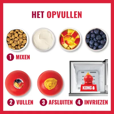 KONG Classic Rood