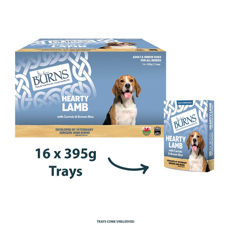 Burns natvoer voor honden 16 x 395 g