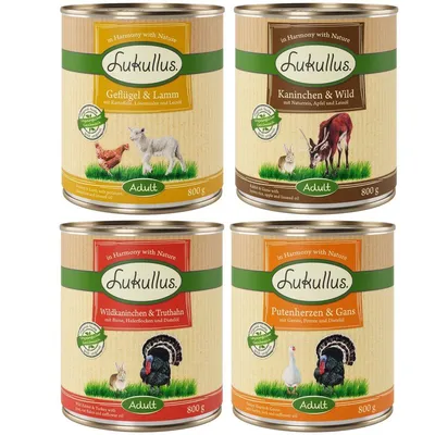 Økonomipakke Lukullus Naturkost 24 x 800 g