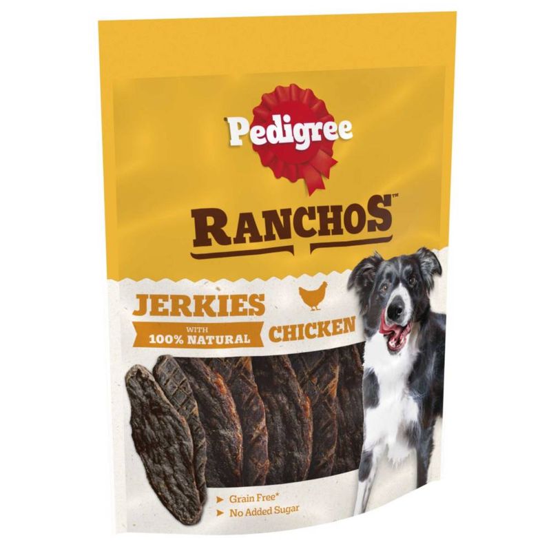 Pedigree Pedigree Ranchos Jerkies Chew Chicken Adult Treat Dog Food pet food packaging