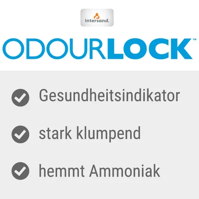 Intersand OdourLock. Gesundheitsindikator, stark klumpend, hemmt Ammoniak.