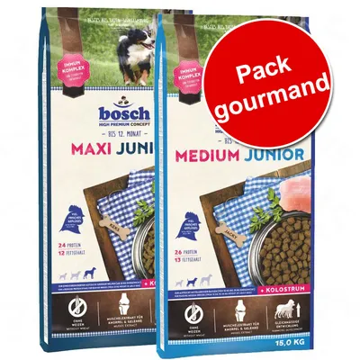 Pack gourmand bosch Junior 2 saveurs
