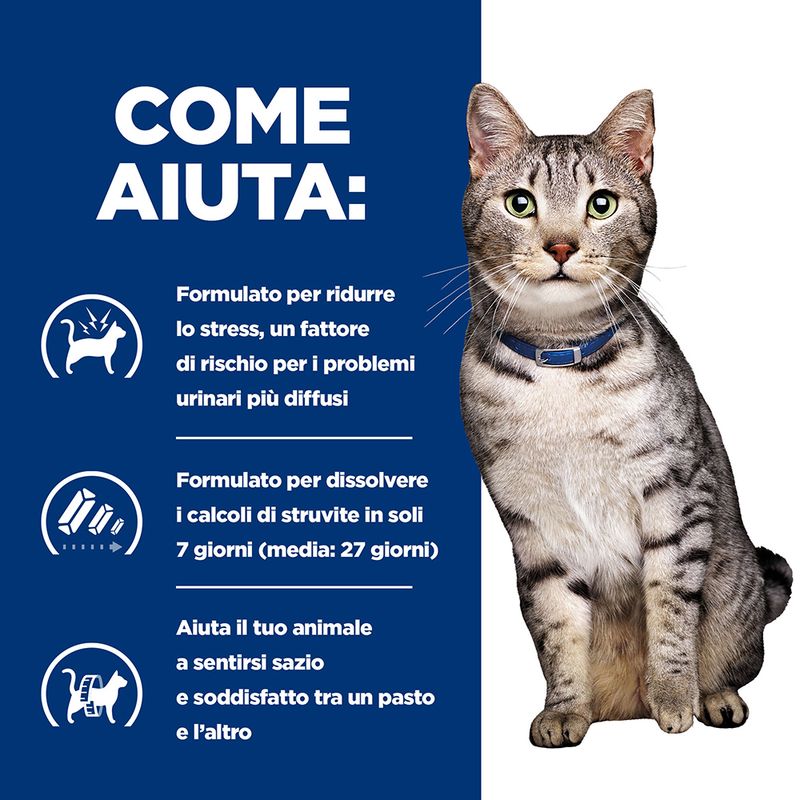 Hill's Prescription Diet c/d Urinary Stress + Metabolic umido per gatti - Pollo