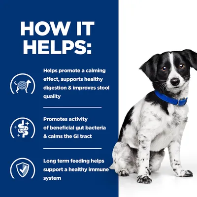 How it helps: promotes a calming effect, supports healthy digestion and stool quality, encourages beneficial gut bacteria, calms the GI tract, and supports a healthy immune system.