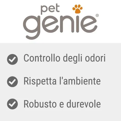 pet genie. Controllo degli odori, Rispetta l'ambiente, Robusto e durevole.