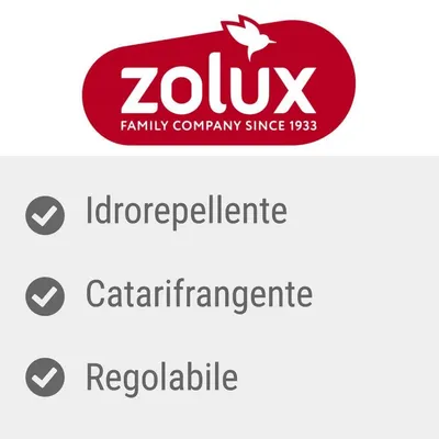 zolux FAMILY COMPANY SINCE 1933. Idrorepellente, catarifrangente, regolabile.