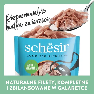 Schesir Complete Nutrition filet w galarecie, 6 x 85 g