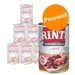 Set prova misto! 6 x 400 g RINTI Kennerfleisch Alimento umido per cani