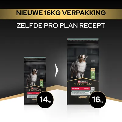 PURINA PRO PLAN Medium Adult Lam & Rijst Sensitive Digestion
